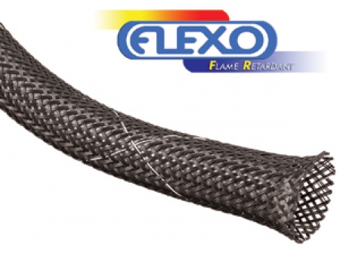 1/2" Braided Expandable Sleeving – OGRE Techflex 25' Length, Wire Management (pet Brand)